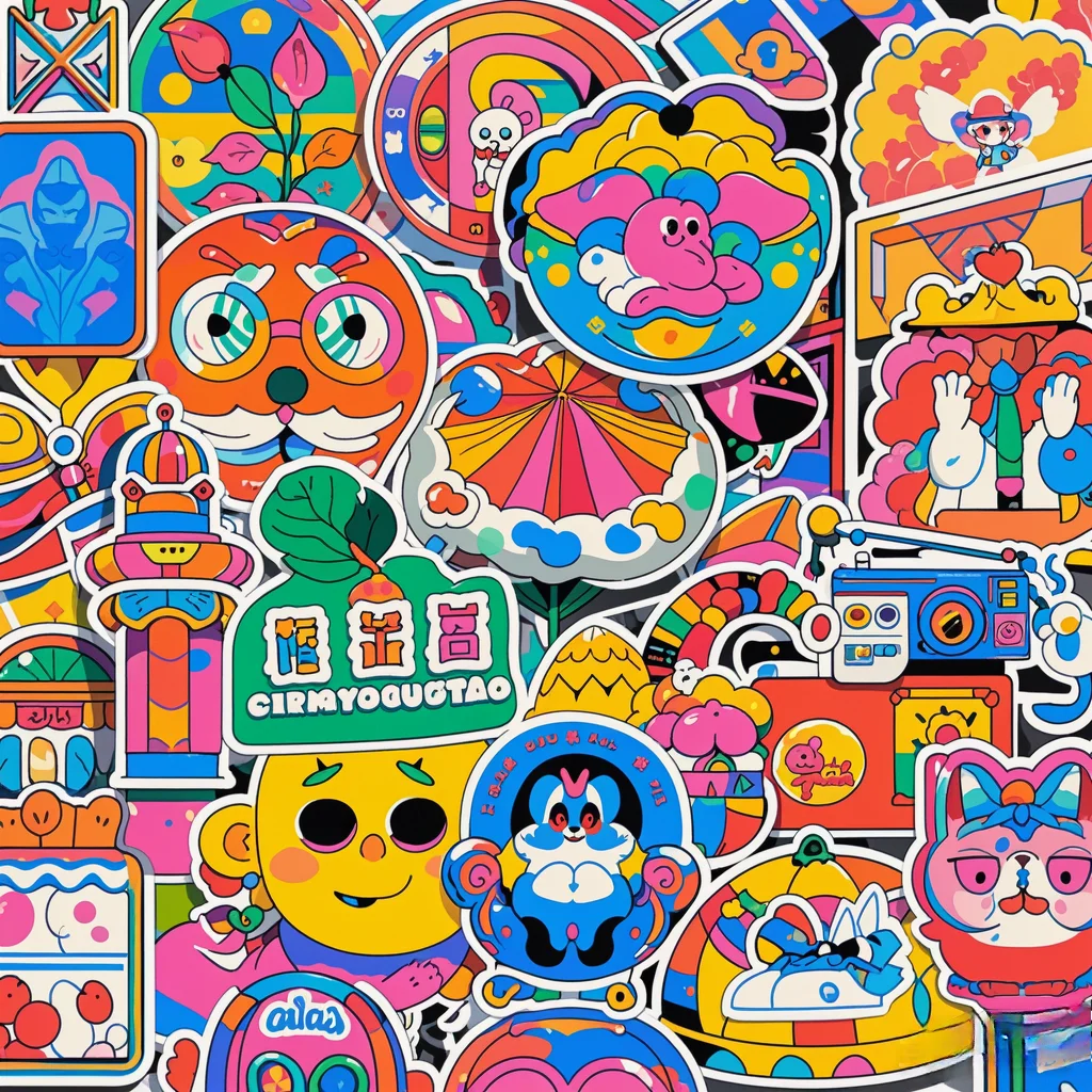 Animal Stickers For Children Girls Notebook Scrapbook Book Bottle Decorative Stickers Pack