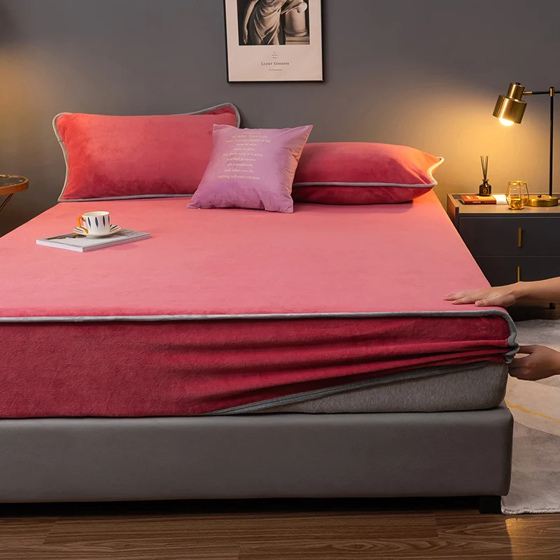 Home textile bedroom set good quality and low price fitted bed