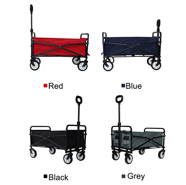 Heavy Duty Multifunction Collapsible Foldable Garden Outdoor Beach Trolley Utility Folding Wagon Camping Cart