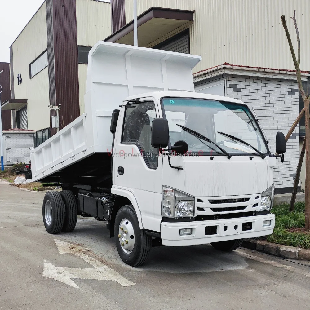 Isuzu NKR dump truck cargo transport vehicle
