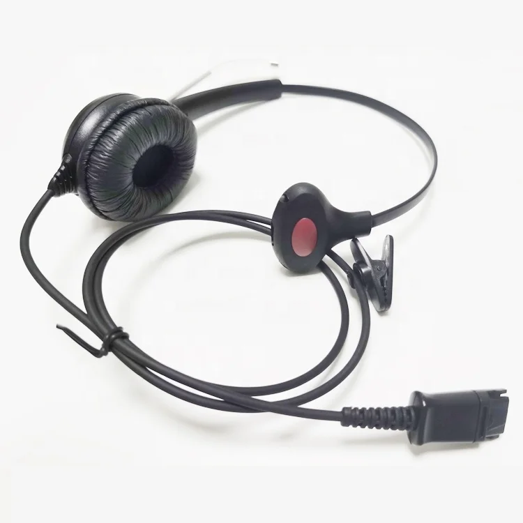 Call center light and comfortable 3.5mm/RJ/USB jack computer headset with flexible hidden microphone