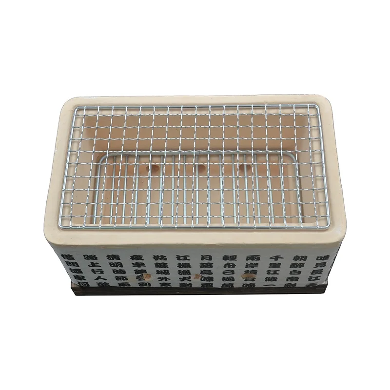 tabletop charcoal ceramic  hibachi  bbq grill tandoor clay oven