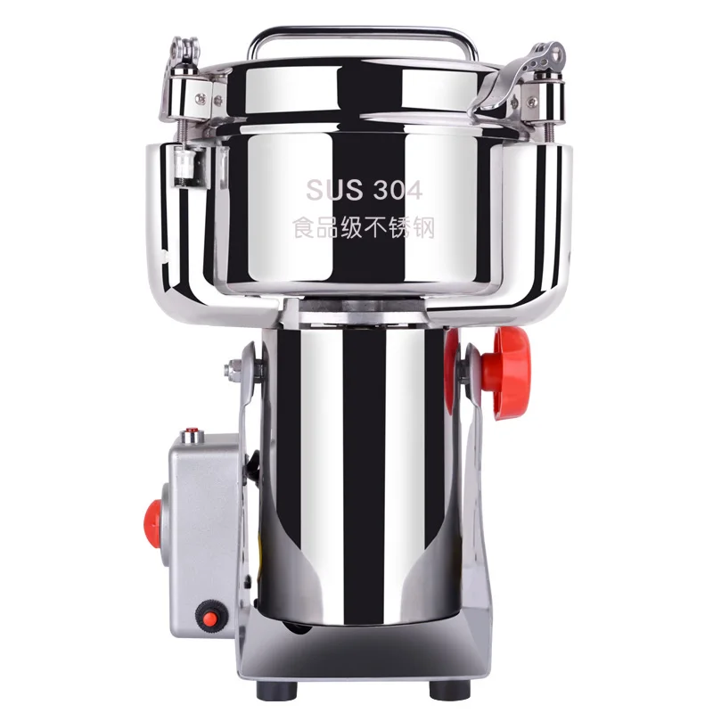 Safety Device Home Use Mini Electric 304 Stainless Steel Dry Herb Grinder Spice Flour Milling Stone Grinder Machine 1KG