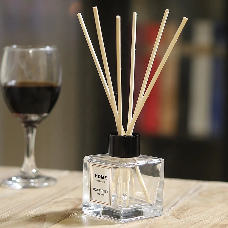 50ML Cheap Square Lavender Home Fragrance Aroma Rattan Stick Diffuser