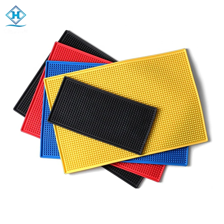 Premium bar mat stylish service flower of life tuborg bar mat  jack daniel 18x12 cm