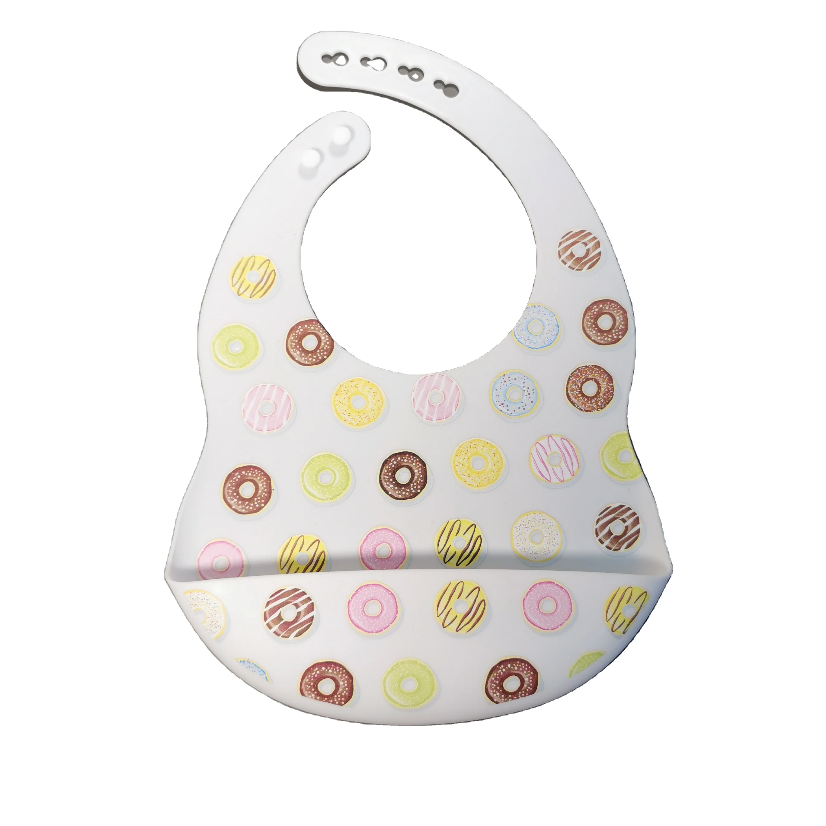 FDA одобренный пищевой легкий Прорезыватель слюнявчик на заказ водонепроницаемый силиконовый детский нагрудник