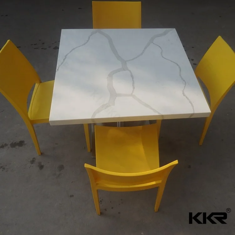 
KKR Custom design kids study table / solid surface stone office work table 