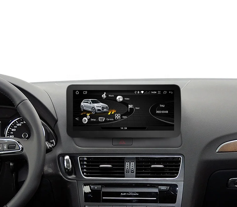 8 ядро беспроводной Carplay Wi-Fi SIM BT GPS навигации сенсорный экран радио автомобиль Android Сенсорный для Audi Q5 2009-2016