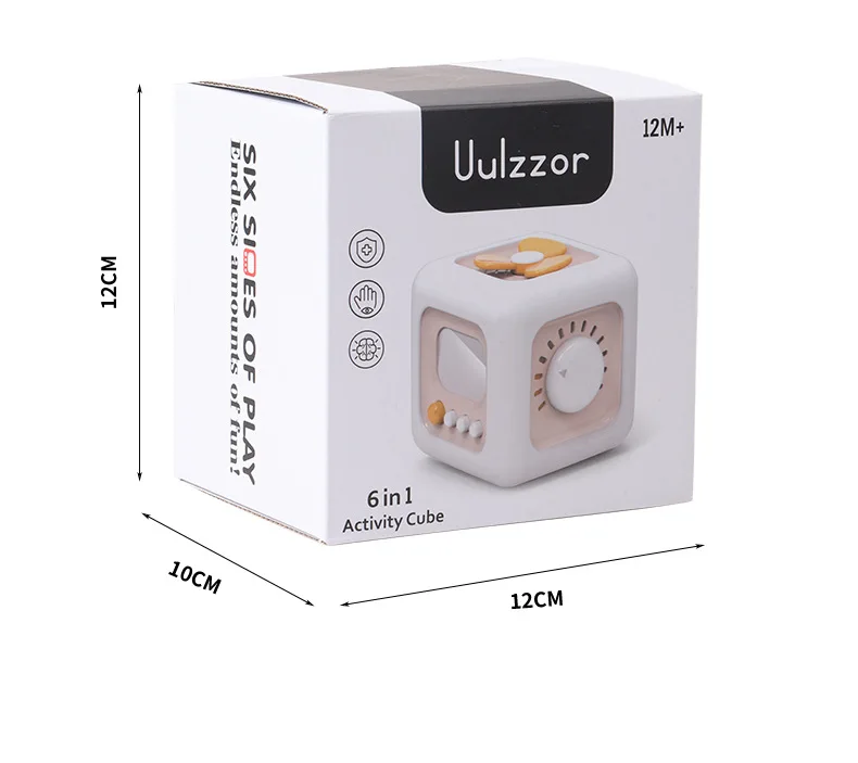 Kids Busy Magic Cube 6 in1 Learning Fine Motor Skills Montessory Busy Cubes