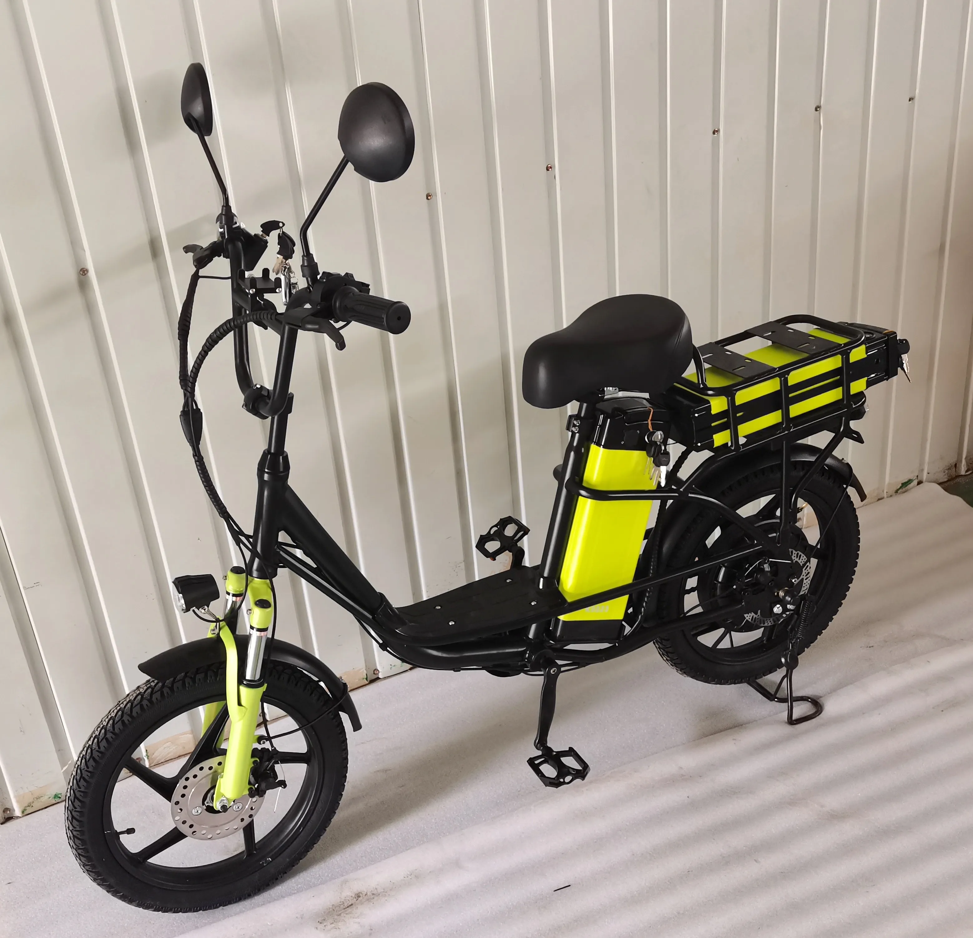 20inch 500W 60V long tail cargo bike electric ebike e-cargo family e bicycle
