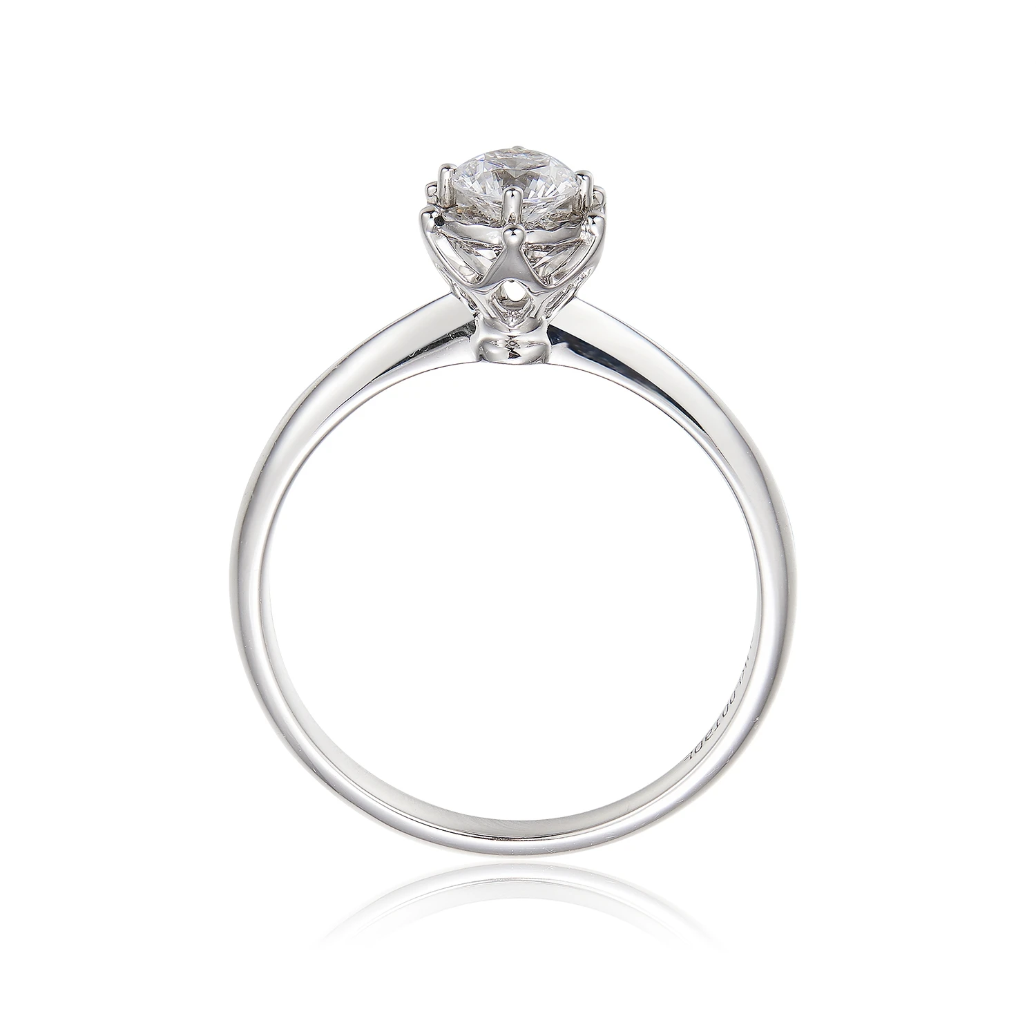 Best selling wedding rings around the world Classic engagement ring customization Real gold and diamond forever collection ring