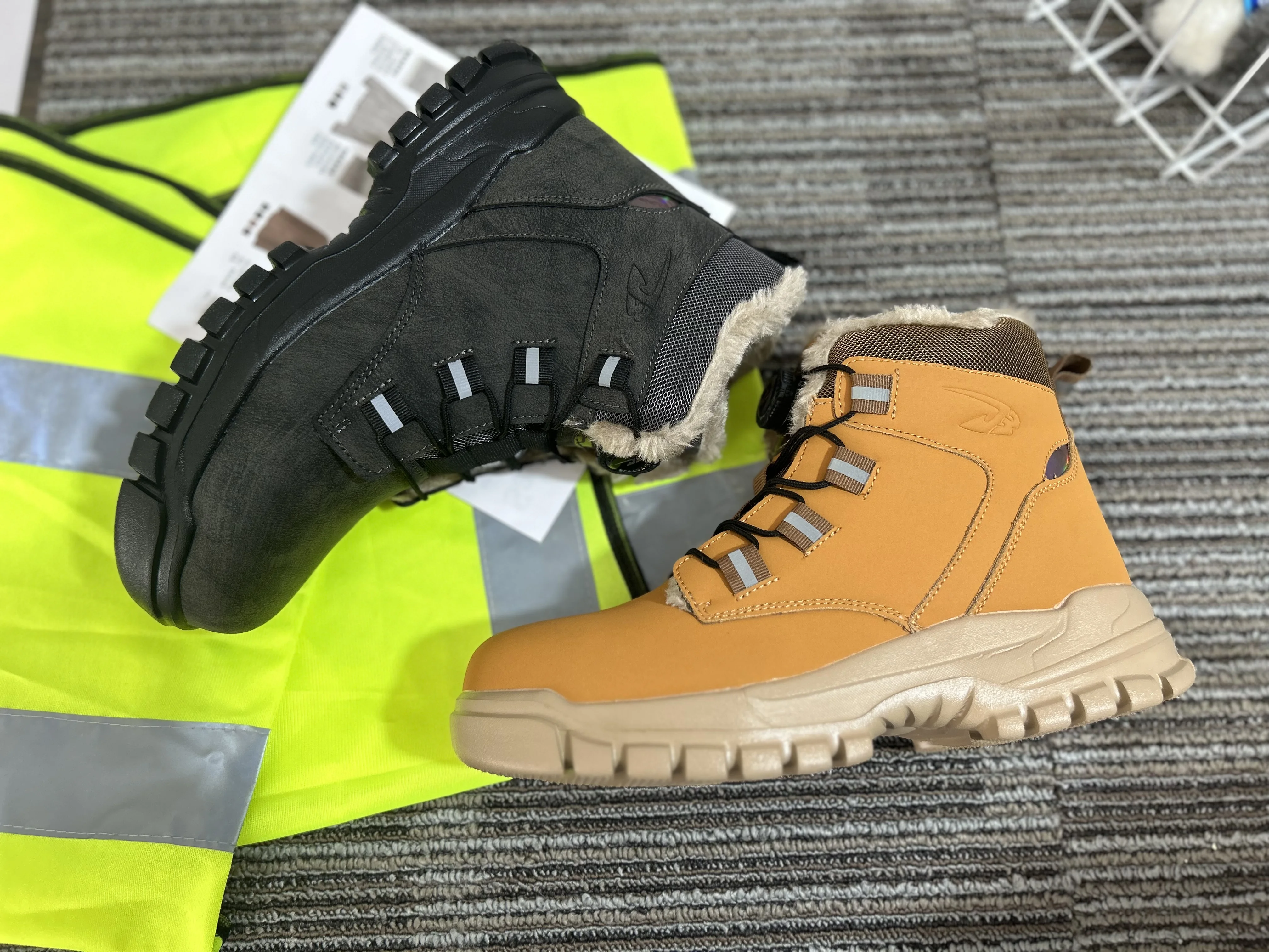High quality construction injection machine chemical resistant men Safety Shoes With Steel Toe