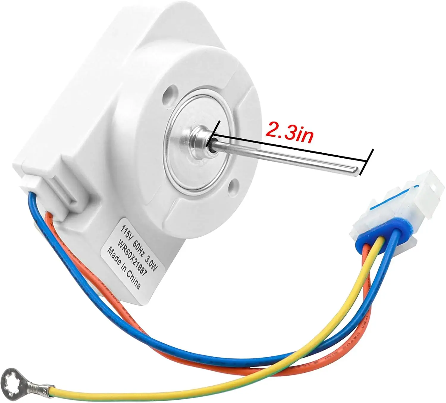WR60X21887 Refrigerator Evaporator Fan Motor r - Replaces WR60X10137 WR60X10054 WR60X10189 WR60X10240 WR60X24645
