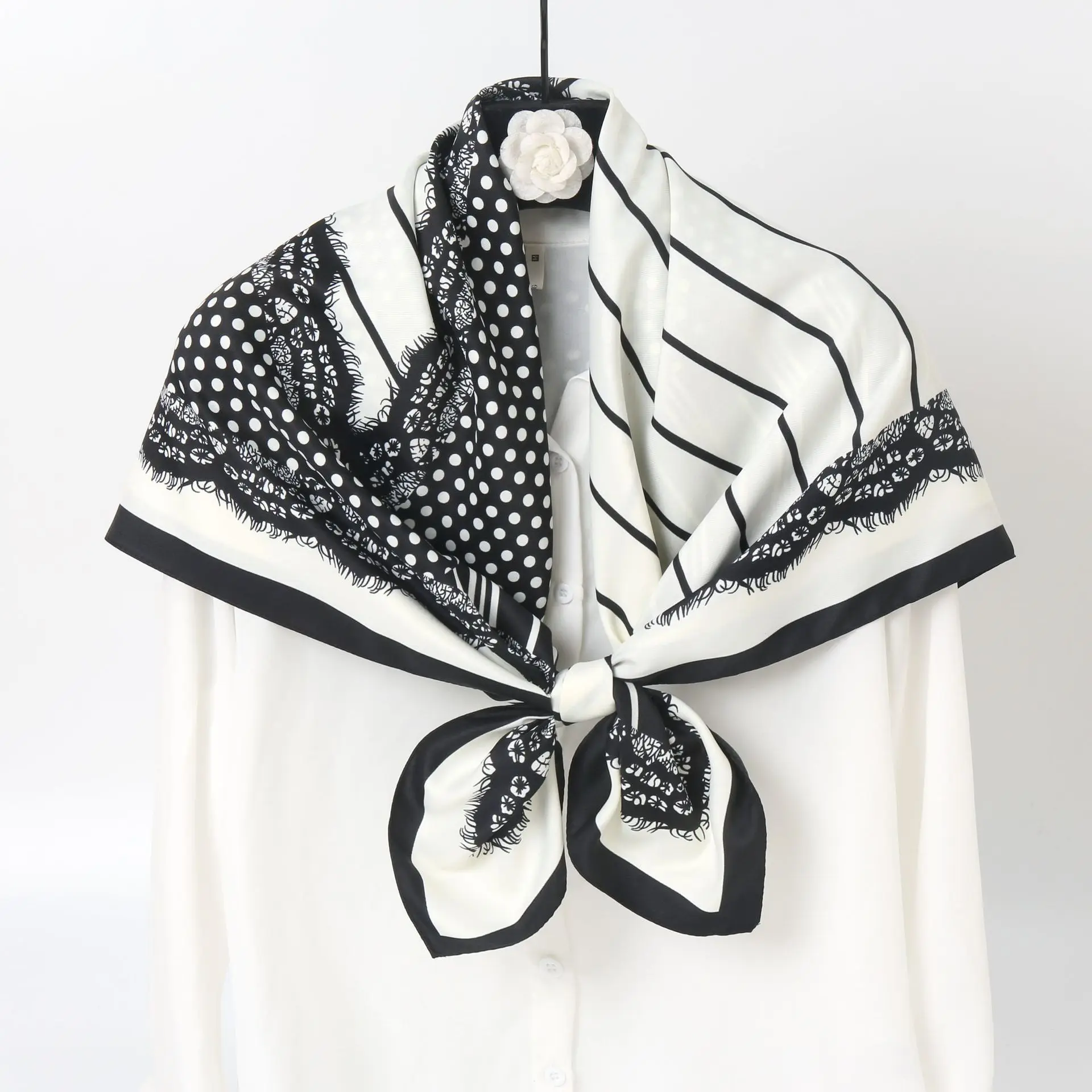 2021 оптовая продажа, женские шарфы с принтом в полоску, женский платок, квадратный шарф, профессиональная шаль