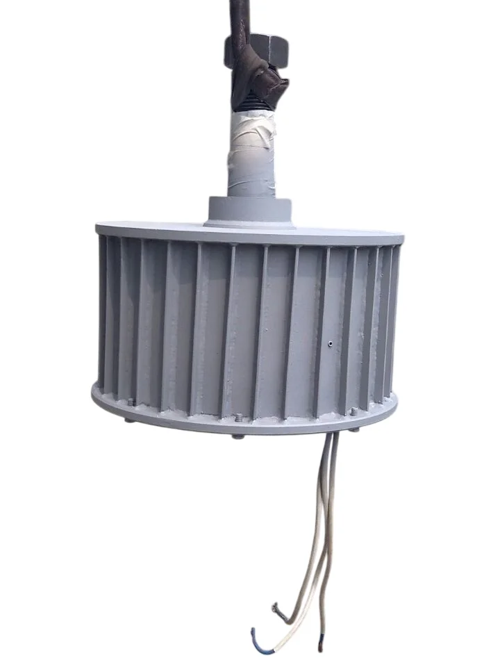5000w 5kw 300rpm 96v 120v 220v Inner Rotor AC PMA PMG 3 Phase Low RPM Coreless Permanent Magnet Generator Alternator