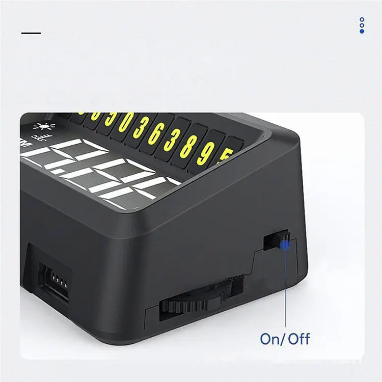 2024 New arrivals USB-powered small instrument projector car windshield hud head up display