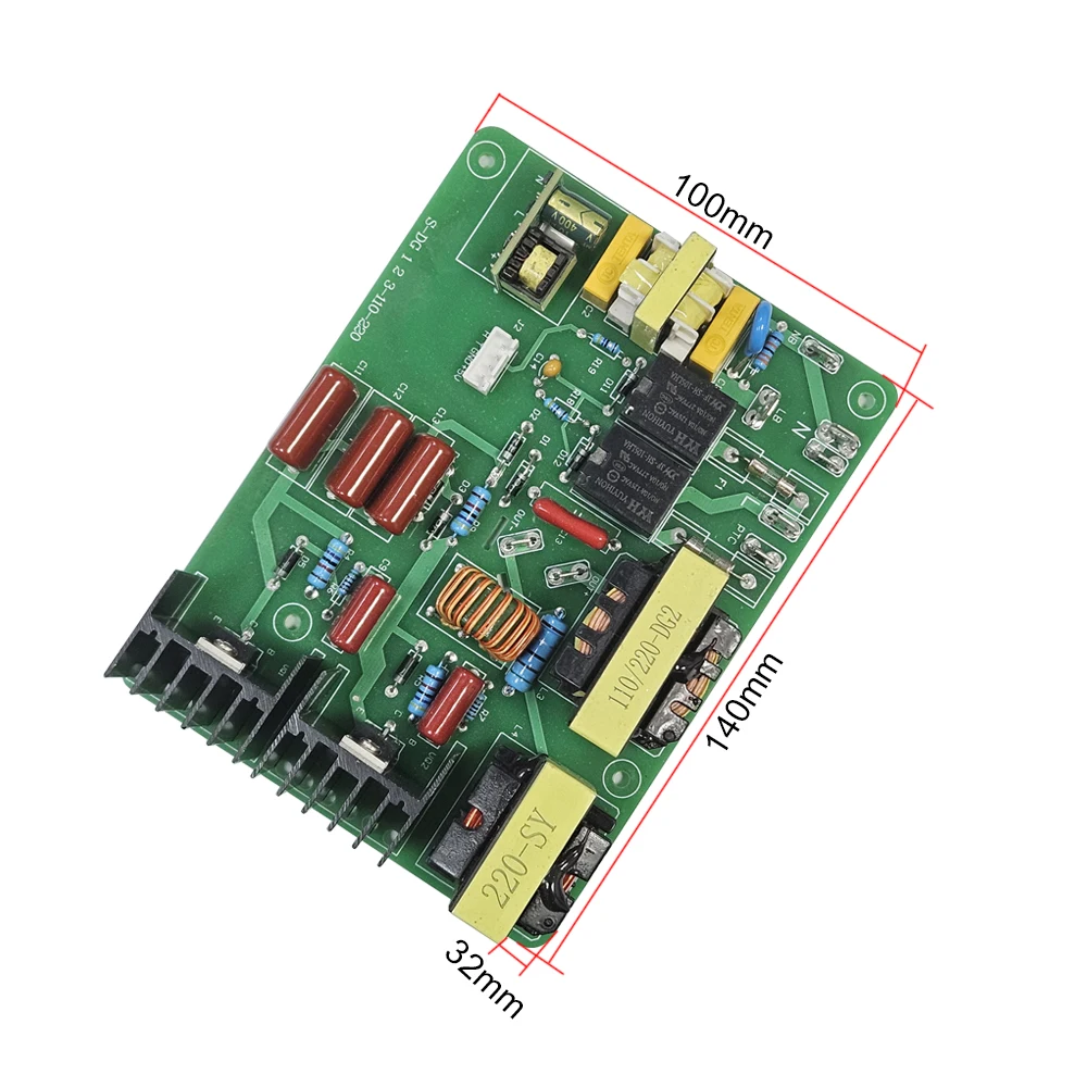 Ultrasonic Piezoelectric Transducer Driver Kit Digital Timer Temperature Control Circuit Board