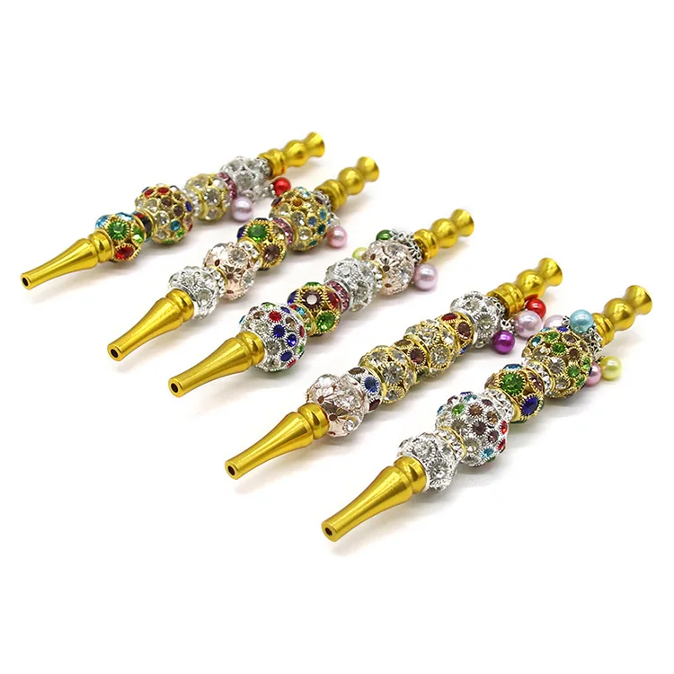 Hot selling Gold  Shisha Hookah Mouth Tips  Smoking Accessories wholesale
