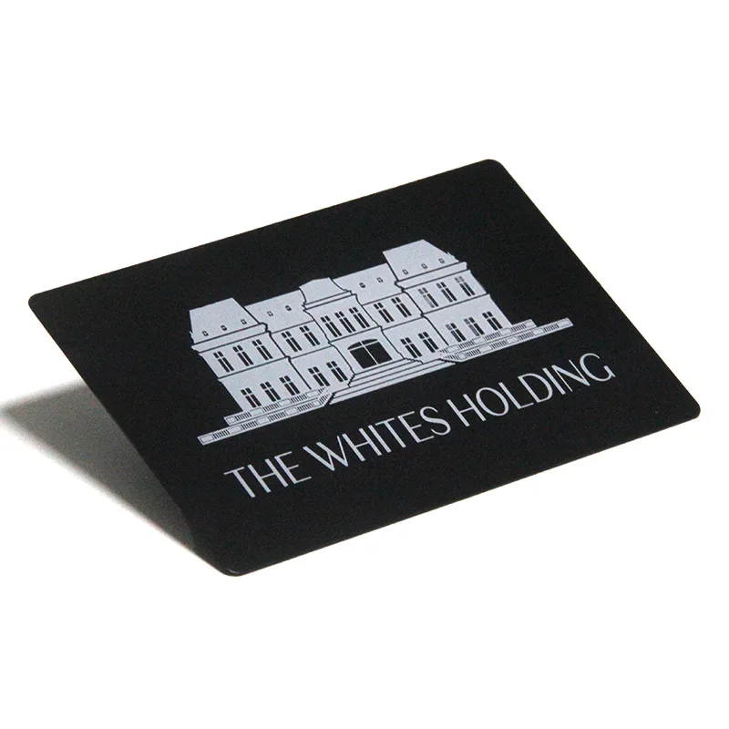 Custom Metal Business Card with Logo Design Engraved Luxury Membership Visit Card Stainless Steel Finish Laser Cut Business Card