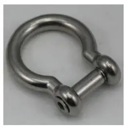 Stainless steel Bow shackle with Hexagon Socket for marine and industrial rigging aplications