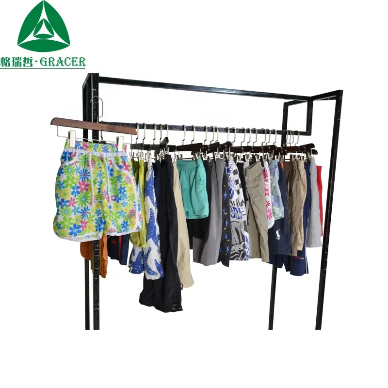 Adult sport short pants wholesale used clothes in bulk vintage second hand clothes in bale for sale