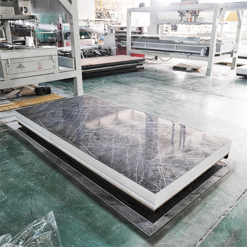 China Supplier  Uv Marble Sheet Black Pvc Board Uv Coating Pvc Marble Sheet Panels