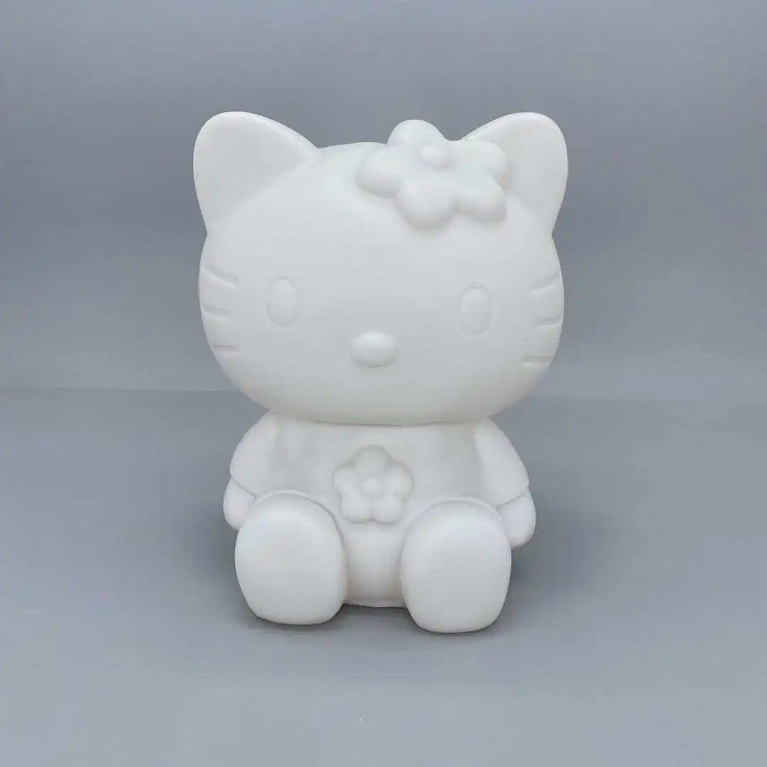 Arts And Crafts Fluid Bear Kit DIY Doll Toys Different Cute Hello Kitty Figures Acrylic Painting Fluid Bears With Piggy Bank