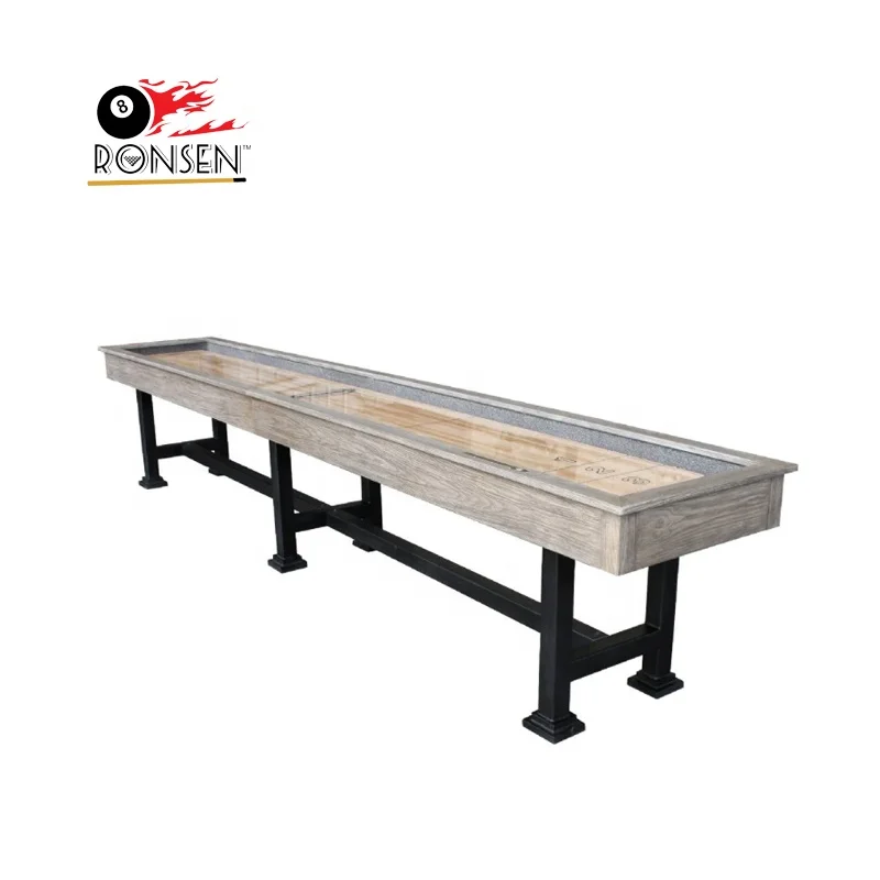 Popular 9ft/12ft/14ft/16ft/18ft/20ft/22ft Indoor or Outdoor Sports Game Shuffleboard Table for Sale in German