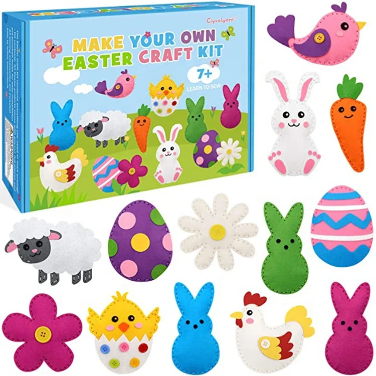Easter School DIY Arts And Crafts Supplies Accessories Kits Box Sets For Kids Educational