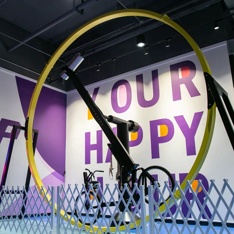 Family Entertainment Adventure Sports New Game  360 Space  Bike  Customized Indoor Trampoline Park Equipment For Adult And Child