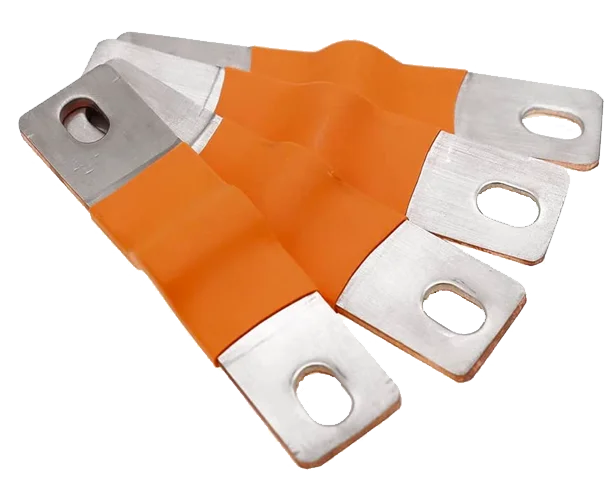 flat copper busbar insulated custom flexible busbar for battery soft connection