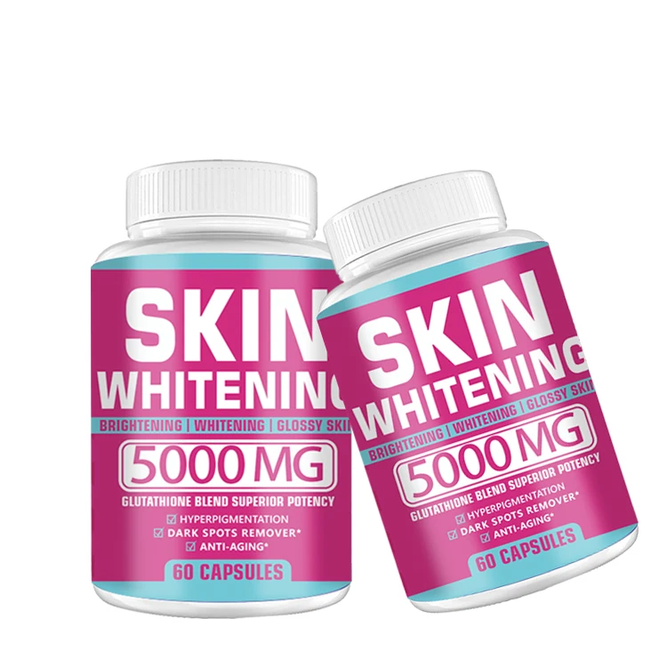 Best selling l-glutathione softgel capsules skin whitening pills for black skin