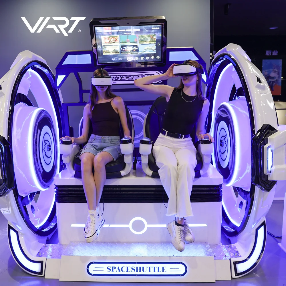 Commercial  9D VR Double Seats Egg Chair Virtual Reality Cinema/ Theater Simulator Game Machine with VR Headset