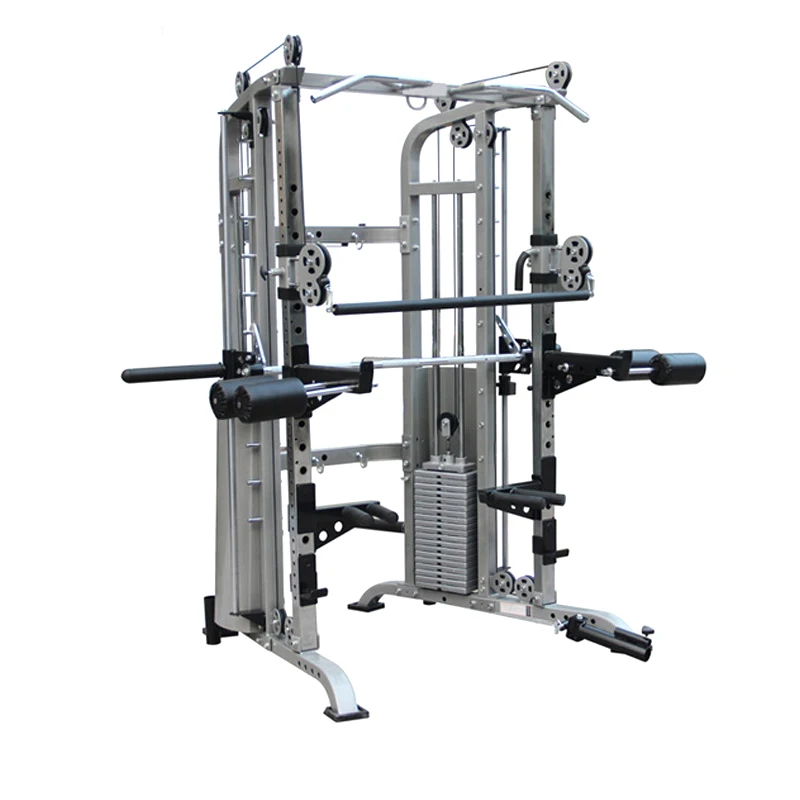 
In Stock Multi Functional Power Cage Squat Rack Weight Lifting Home Gym Equipment Machine Gym Squat Rack 
