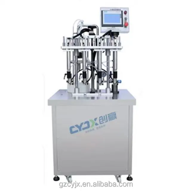 CYJX Desktop 4-head Automatic Small Volume 10ml Liquid Filling Machine For perfume bottle filling machine