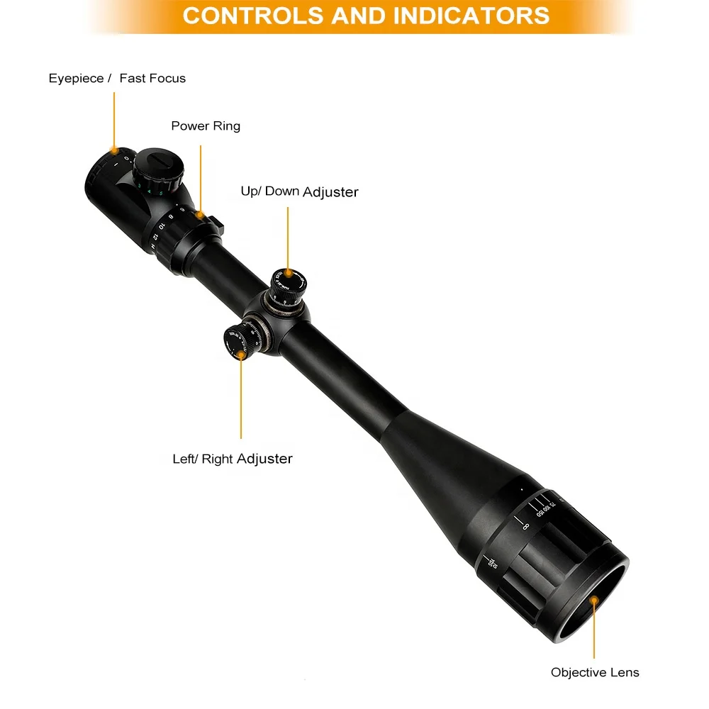 Ohhunt SFP 6-24x50 IR Optic Scope Wire Reticle Red Green Illuminated Shockproof Optical Hunting Sights