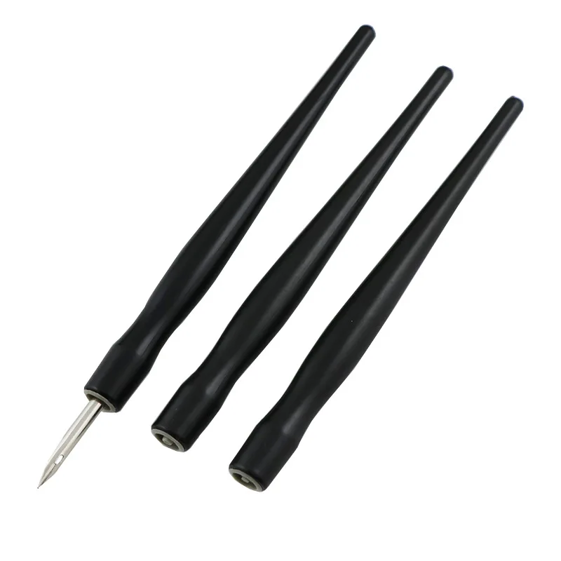 diy dip pen  Black Plastic Penholder calligraphy dip pen nib set
