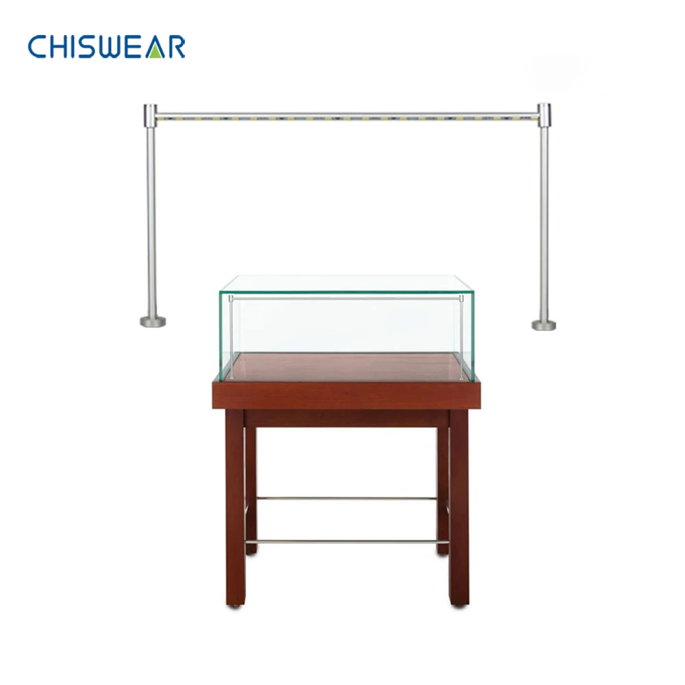 Four Sides Rotating LED Bar Jewelry Display Showcase Lighting for Display Cabinet