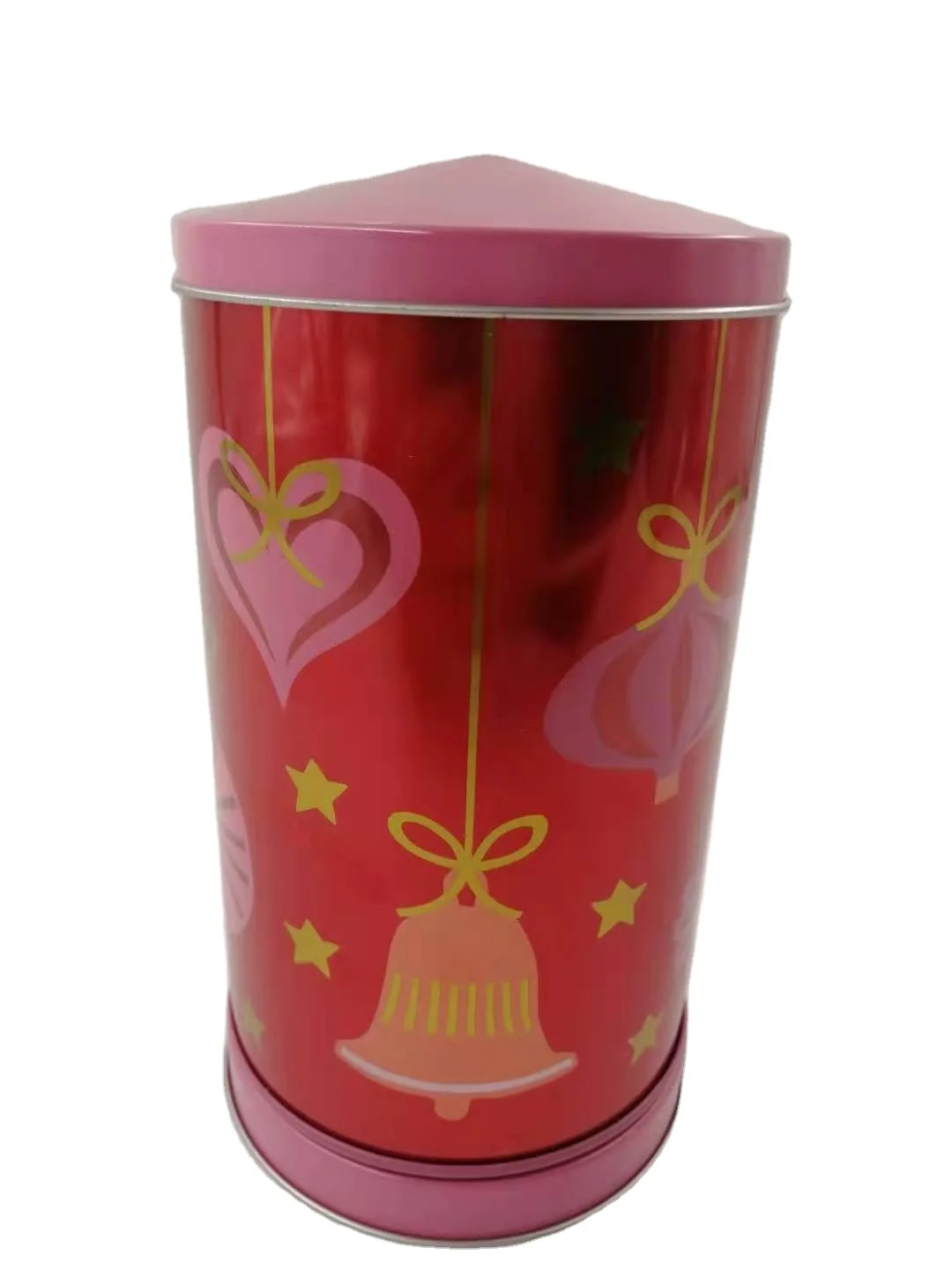 China factory low moq round musical gift tin can