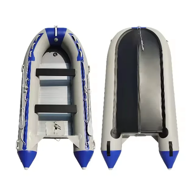 DAMA High Quality Aluminum Floor Pvc Folding Pontoon Rubber Boat Inflatable Boat