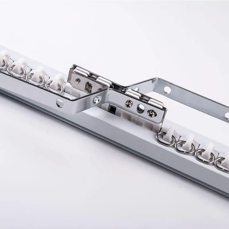 Aluminium Automatic Electric Motorized Curtain Rail Track System Silent Electric curtain motor guide rail
