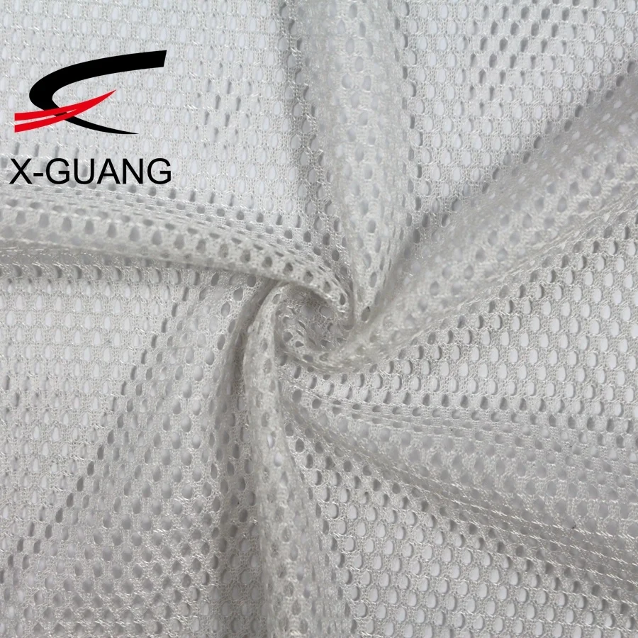 100% Polyester Recycled Pet Tricot Soft Elastic Mesh Fabric Jersey Lining Fabric For Sportswear