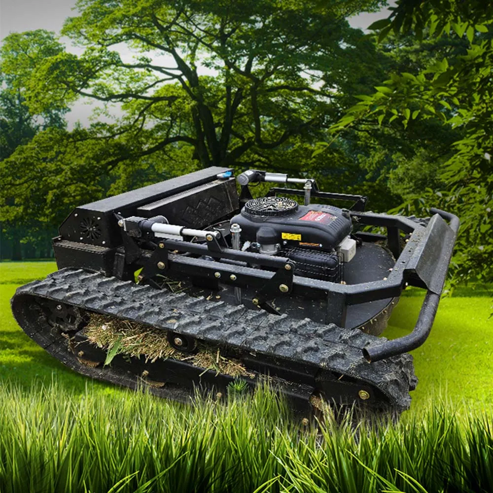 Smart Mini Crawler Metal Grass Cutting Lawnmower Electric Cordless Remote Control Blade Rotary Garden Lawn Mower