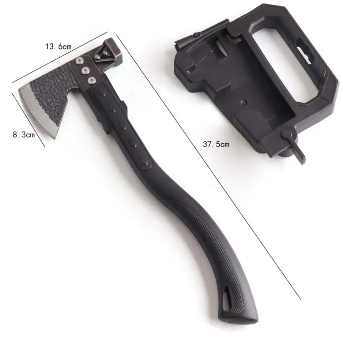 Viking Battle Axe OEM Лидер продаж Viking Топор Ручной работы из углеродистой стали с пластиковой ручкой Томагавк кемпинг топор