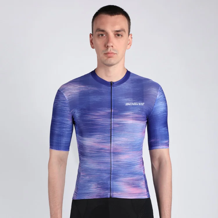 
China custom design breathable mens bike wear bicycle clothing cycle jersey with sublimation pattern 