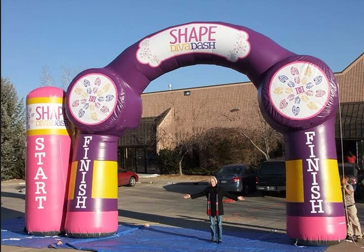 Wholesale Cheap inflatable arch tunnel CE approved blower customized logo size inflatable arch