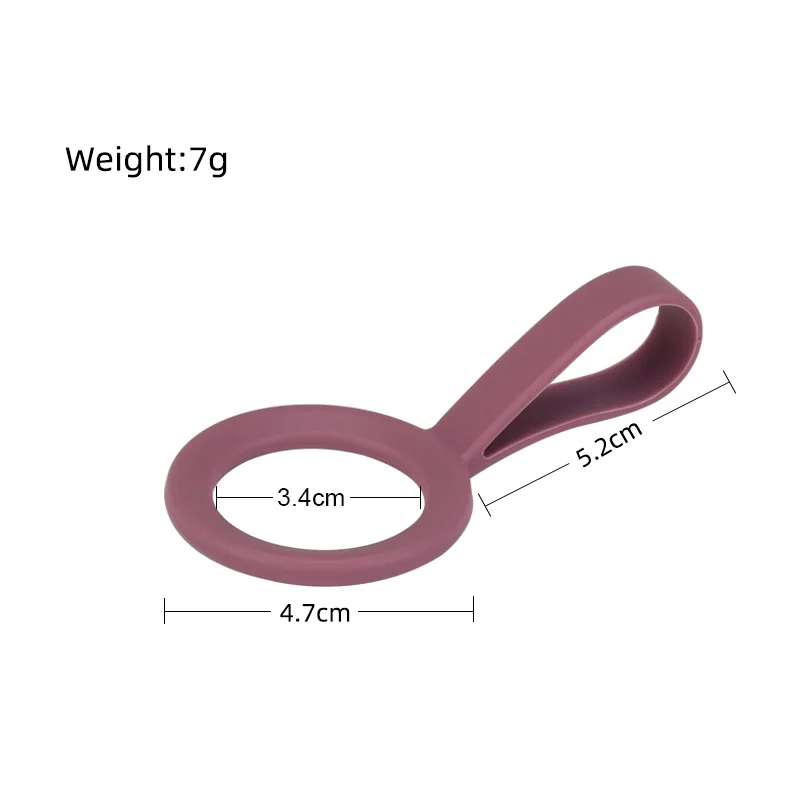 ODM Silicone Bottle Holder Removable Durable 500ML Rubber Paint Water Bottle Silicone Handle