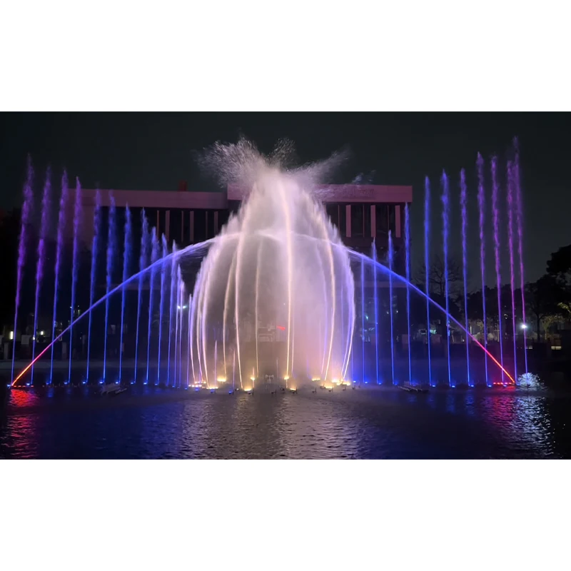 New Attractive Laser Projector Outdoor Water Dancing Musical Fountain