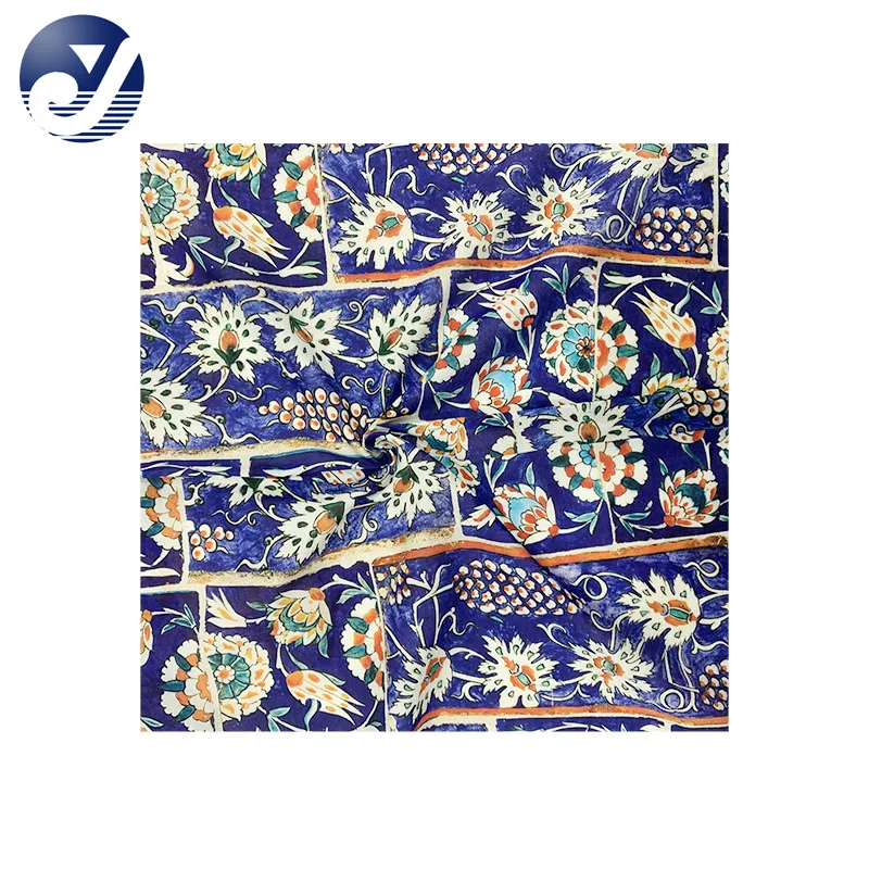 Custom digital print liberty 100 cotton fabrics pieces lawn 100% cotton fabric
