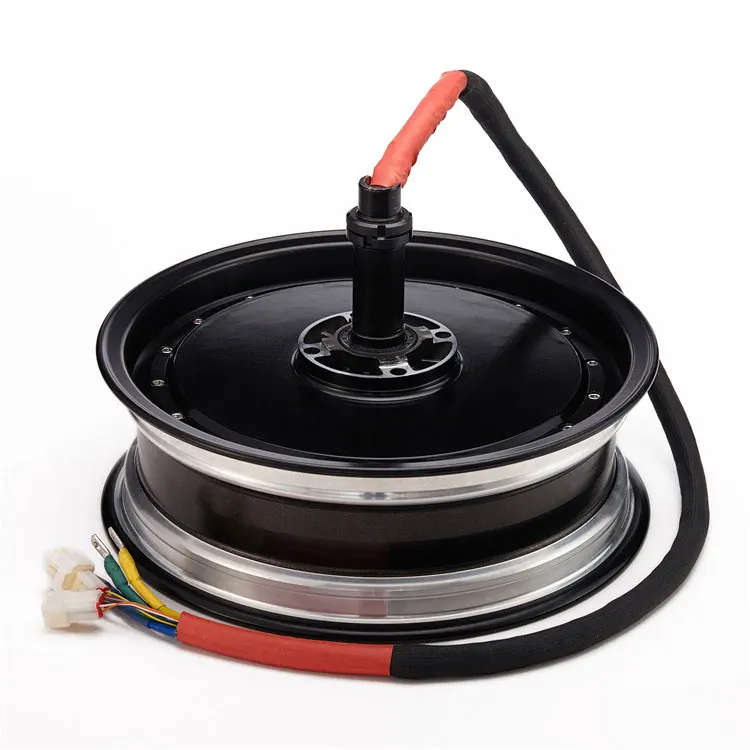 Single Axle Split Wheel High-Power Brushless Dc Motor 13 Inch Hub Motors for Electric Vehicles Car Hub Motor